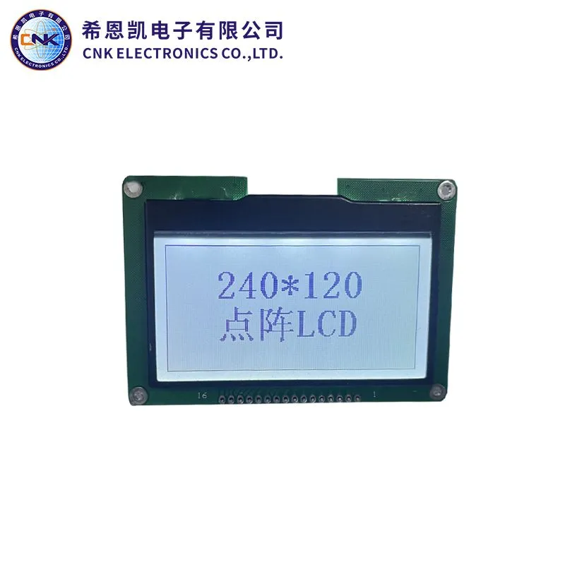 Exibição gráfica LCD 240x120